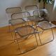 4 chaises Plia by Giancarlo Piretti @ castelli circa 1970