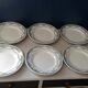 6 semi-hollow plates. Wolf mill . Model provence