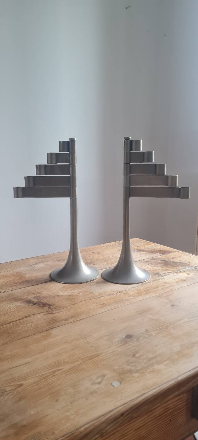 Pair of Candlesticks by Georges Bourgeois for Habitat