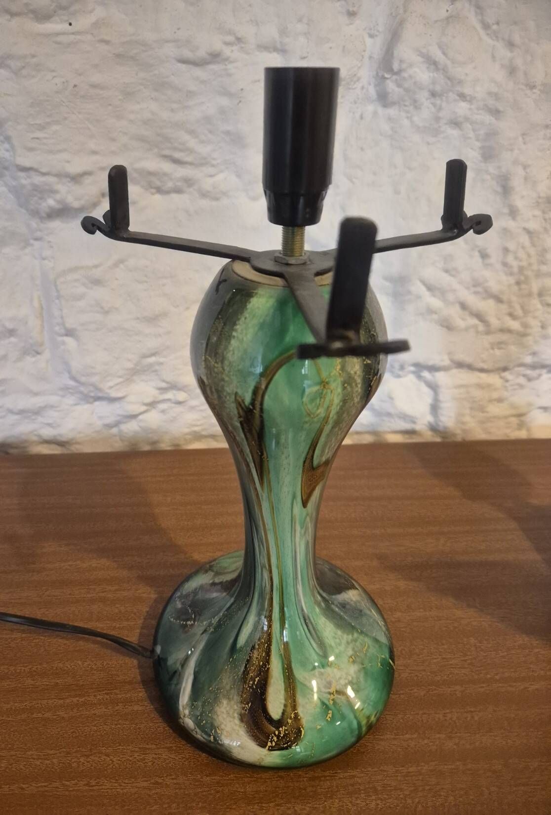 Mushroom lamp in blown glass — Jean-Michel Operto, circa 2000