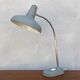 XL Mid Century Aluminor France gray desk lamp / table lamp