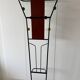 Coat rack, vintage cloakroom with mirror