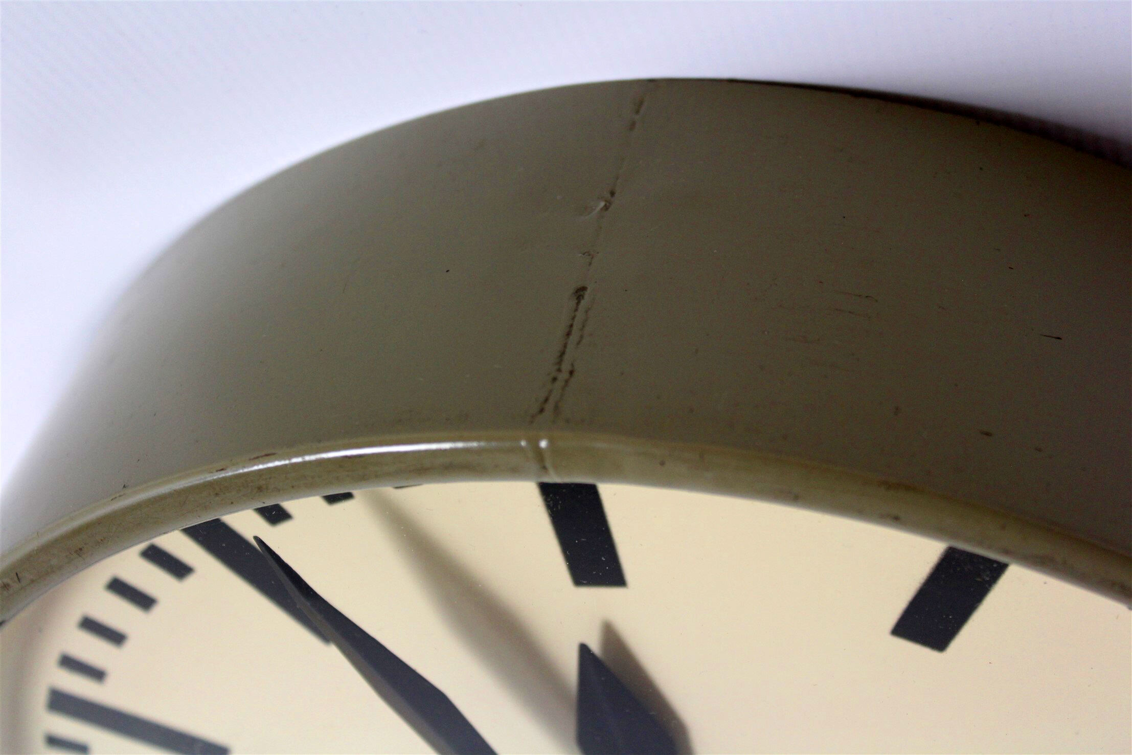 Industrial railway clock by Pragotron, 1960s