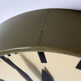Industrial railway clock by Pragotron, 1960s