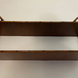 Vintage rattan shelf
