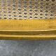 Spencer family gilded wooden bergère bench chair