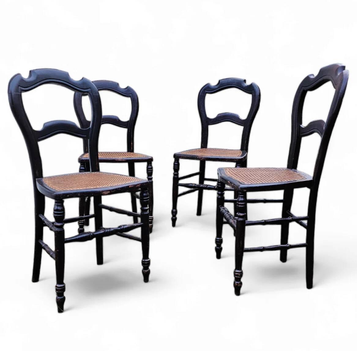 Napoleon III chairs 19th century / dining chairs