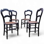 Chaises Napoléon III XIXe siècle / chaises de salle à manger