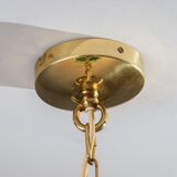 Pendentif en verre vert "Najade" de Jonas Hidle