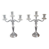Paire de candélabres christofle