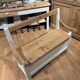 Redesigned wooden bench