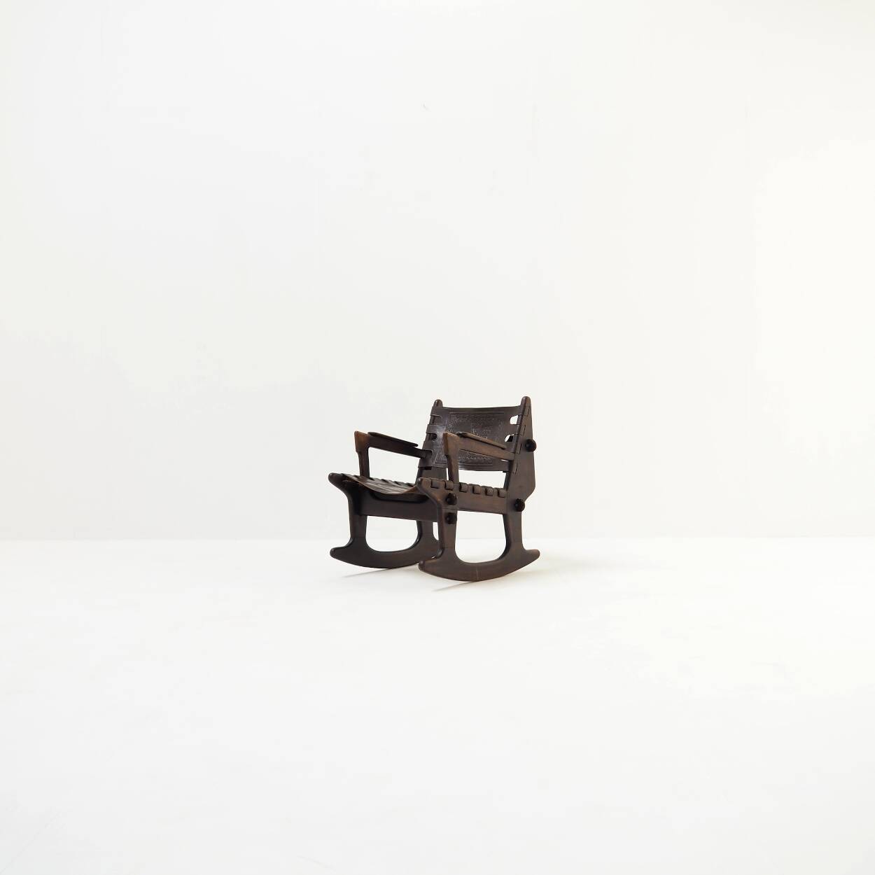 Rocking Chair by Angel Pazmiño for Muebles de Estilo, Ecuador