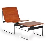 Günter RENKEL (XXth) REGO MOBEL (editor) Chair + stool in the taste of