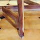 Table en noyer pliable fabrication artisanale