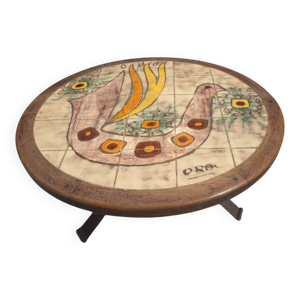 table basse en céramique - vallauris