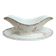 Saucière en terre de fer Creil et Montereau Silva décor oiseaux