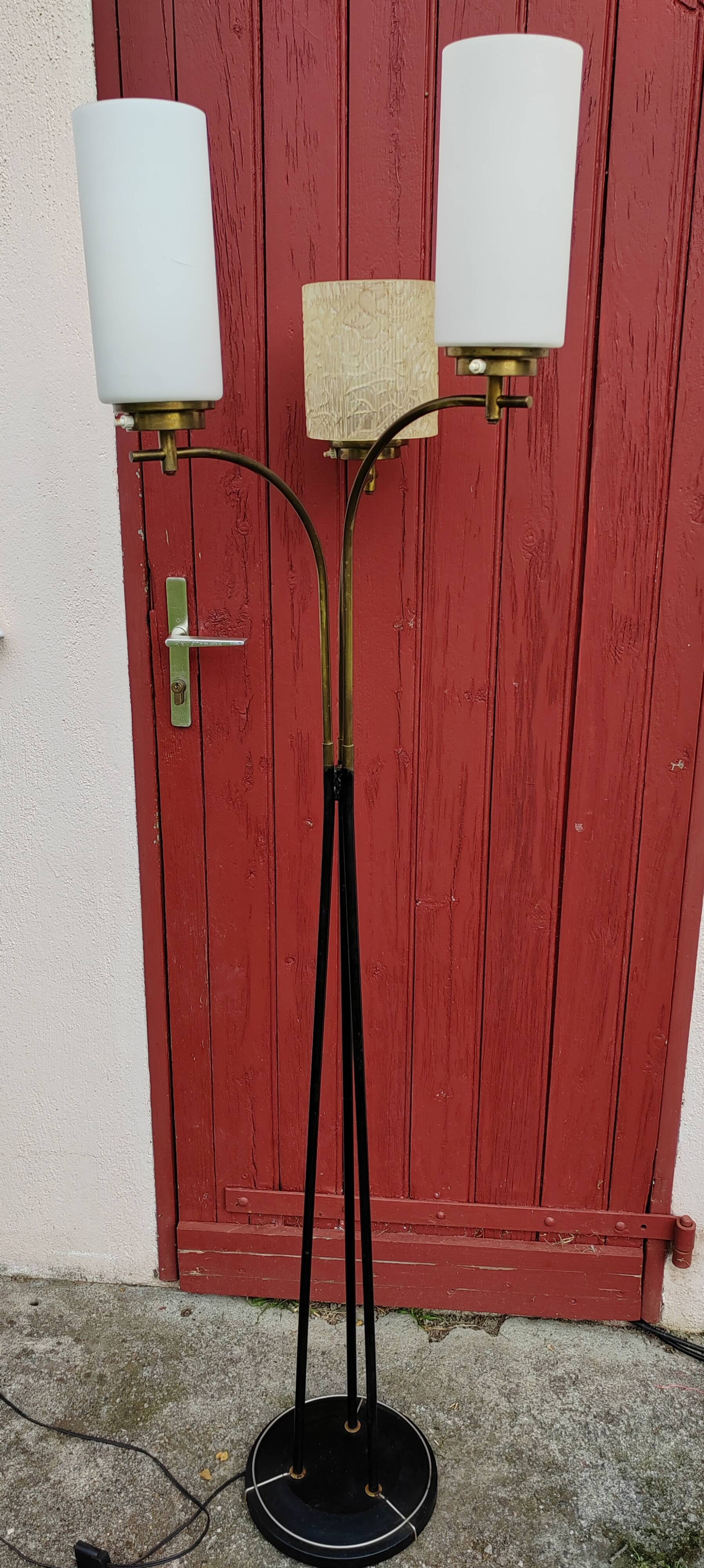 Magnificent vintage floor lamp from the 60s possible Arlus