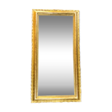Mirror 113x59 19th century Louis-Philippe gold leaf gilding