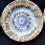 6 ceramic dinner plates. Handcrafted, handmade.