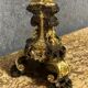 Magnificent bronze candelabra double patina Empire era circa 1810-1820