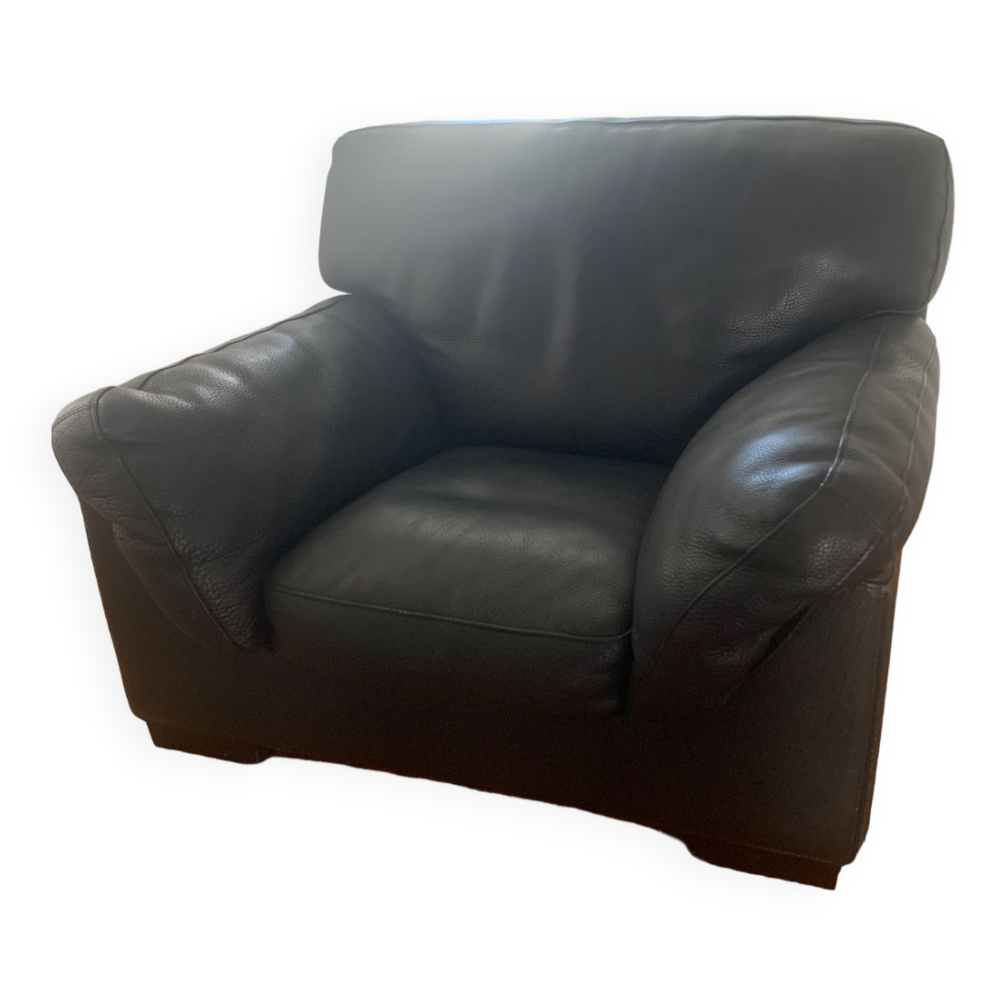 Roche Bobois leather armchair