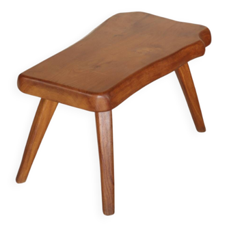 Table basse en orme de forme libre