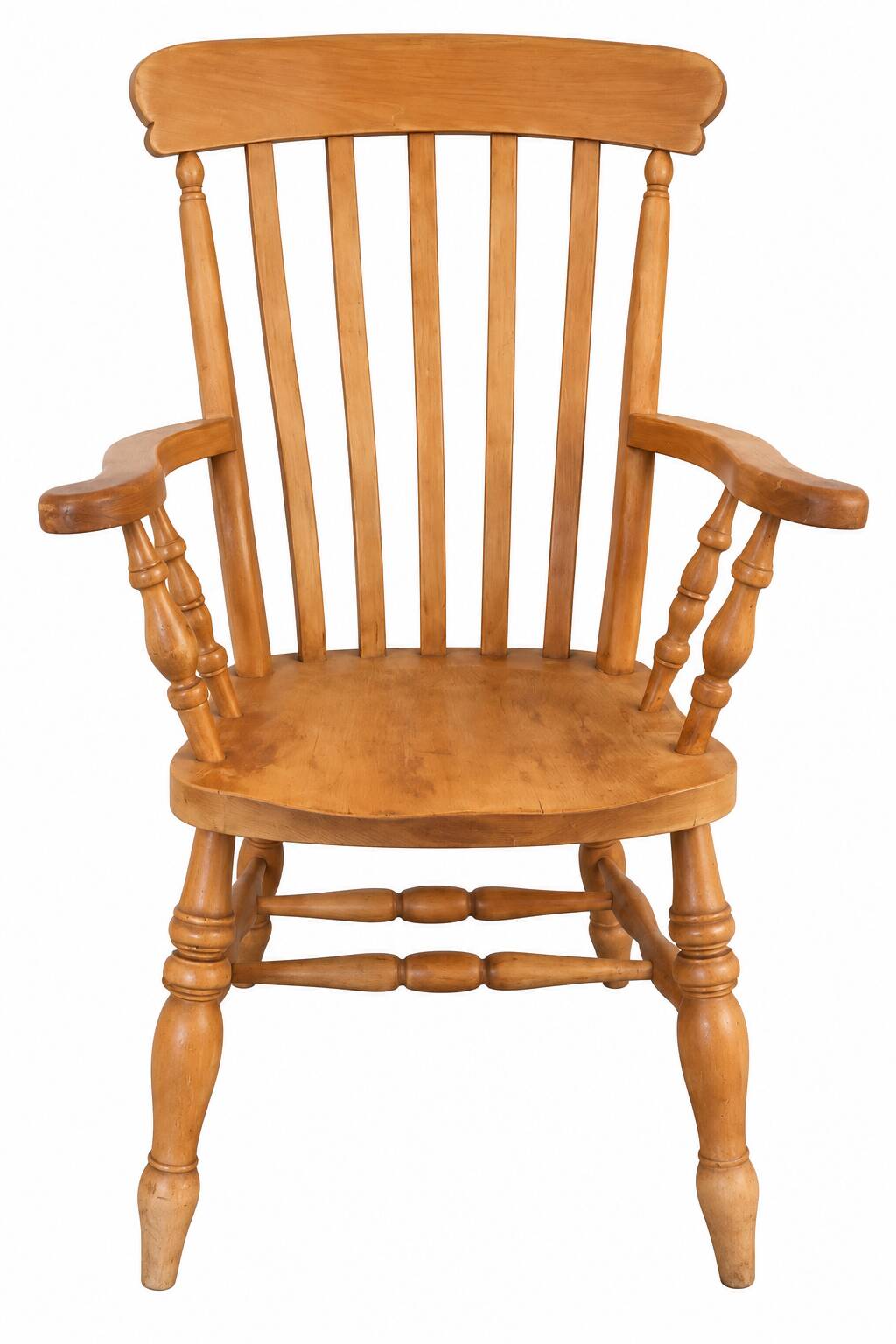 Handmade Old English Pine Windsor Armchair