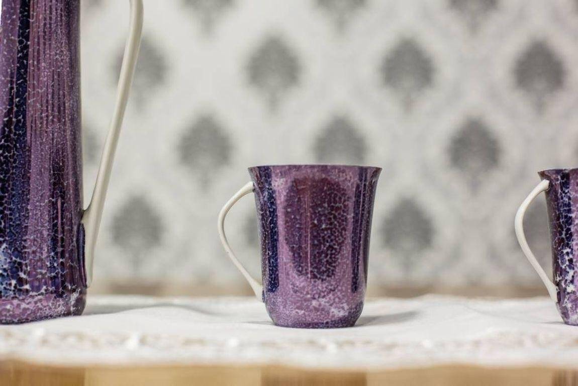 Vintage Porcelain Coffee Set, 1960s, Set of 7