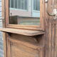 Coat rack wall mirror