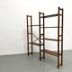XXL Modernist Library in Solid Pine – 1950s Design – L164 cm
