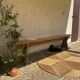 Old oak farmhouse bench measuring 230 cm