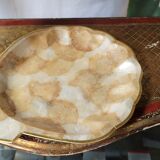 Empty pocket in vintage mother-of-pearl
