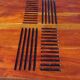 Exotic solid wood coffee table