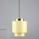 Vintage Mid-century Glass Pendant Lamp