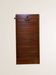 Low curtain cabinet in light wood