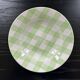 Pale green checkered plate