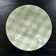 Pale green checkered plate