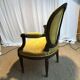 Fauteuil médaillon époque Louis XVI