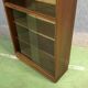 Display with sliding doors in mahogany - 50s