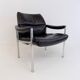Lot de 2 fauteuils en cuir Röder Söhne by Miller Borgsen
