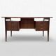 Bureau 'Flottant' en bois de rose par Gunnar Nielsen pour Tibergaard, années 1960.
