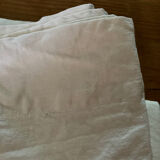 Linen sheet and simple white cotton