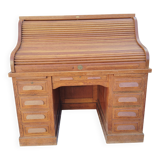American desk with a "roll top" curtain