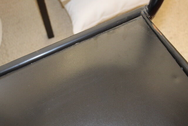 Série de 4 chaises d’école noires