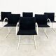 6 postmodern cirkel dining chairs by Metaform, 1980s