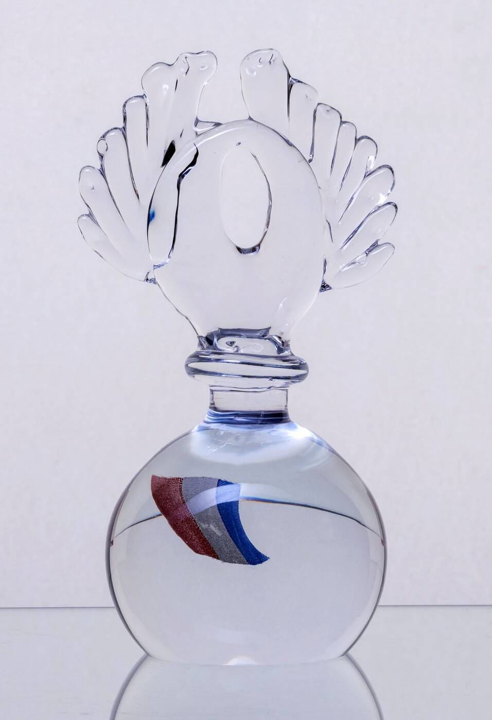 Mid-Century Sculptural Glass Piece, 1970s