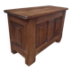 Oak chest with towel pleats