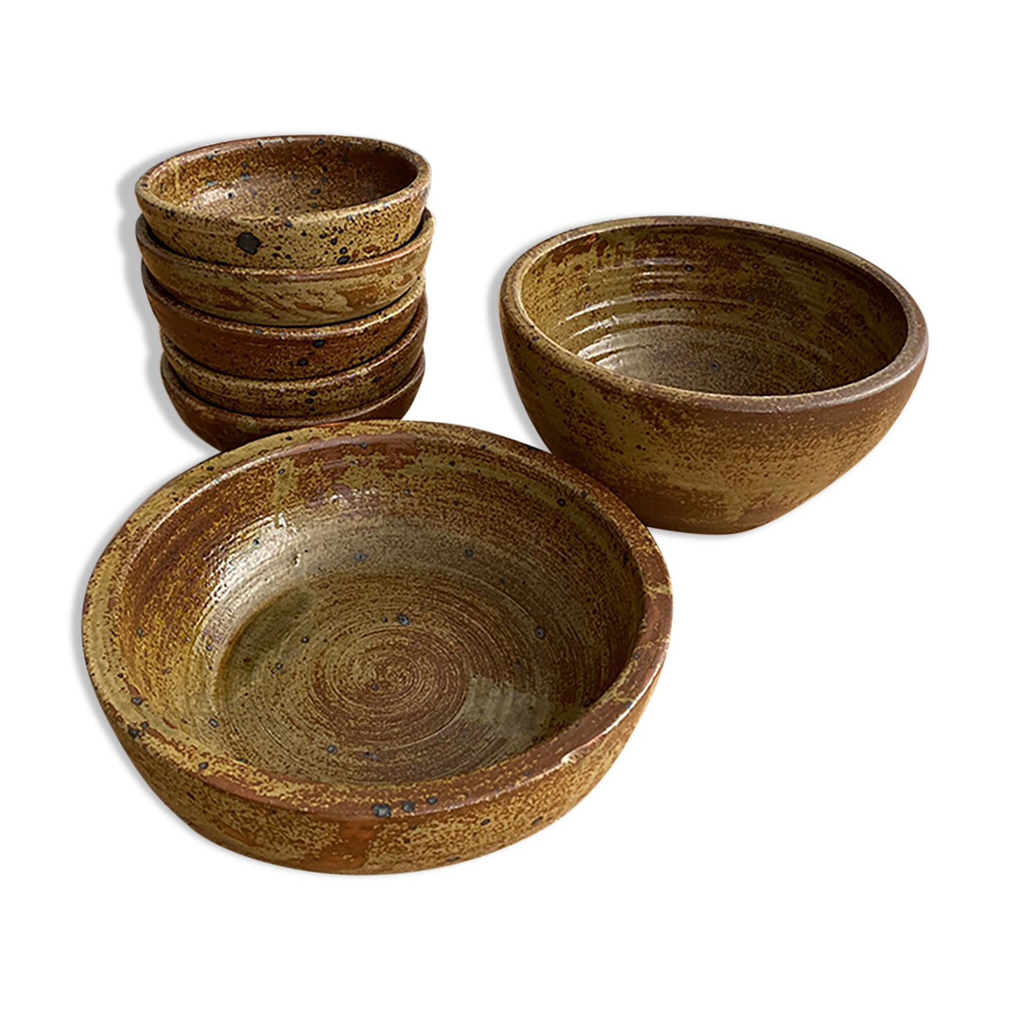 Service 7 dishes vintage sandstone