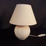White bedside lamp