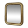 Louis-Philippe mirror gilded with gold leaf 37.5/31.5cm mercury glass